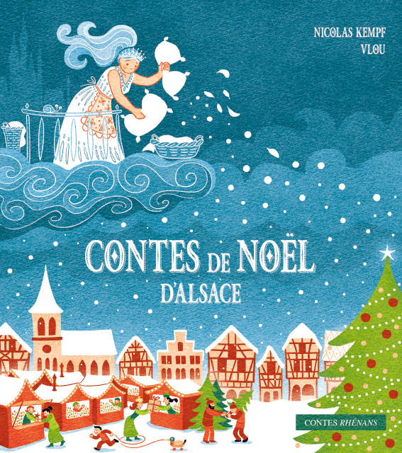 Contes de Noël d'Alsace, couverture, Le Verger Éditeur